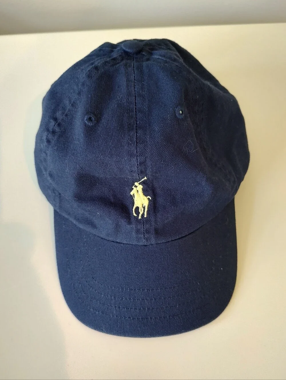 Ralph Lauren Polo Pony Youth Kids Ball Cap Navy Blue Classic Preppy Adjustable